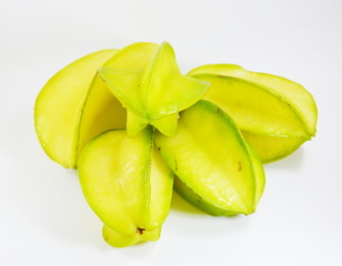 star apple on white background