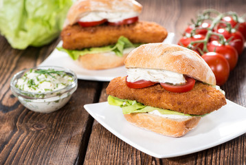 Fresh made Fishburger