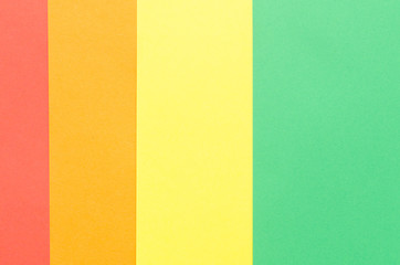 Fototapeta premium colored construction paper sheets arranged in vertical stripes