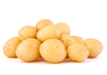 new potato tuber isolated on white background cutout