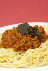Spaghetti bolognese