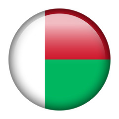 Madagascar flag button