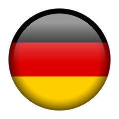 Obraz premium Germany flag button