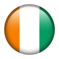 Cote d'Ivoire flag button
