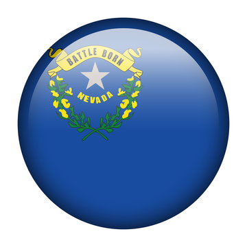 Flag Button - Nevada