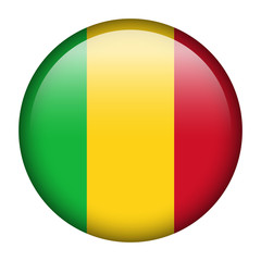 Fototapeta premium Mali flag button