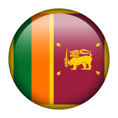 Fototapeta premium Sri Lanka flag button