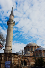 Fototapeta na wymiar Exterior view of Chora church or Kariye Camii in Istanbul