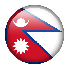 Nepal flag button