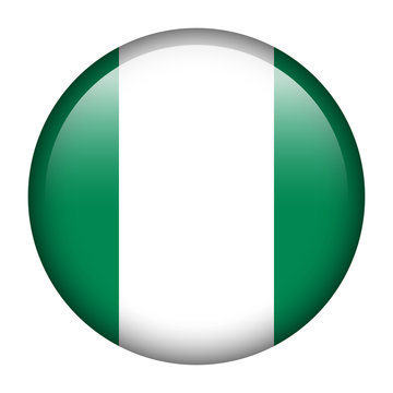 Nigeria flag button