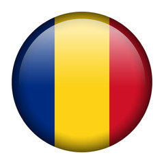 Romania flag button