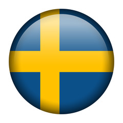 Sweden flag button