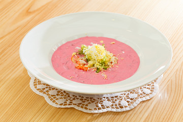 cold beetroot soup