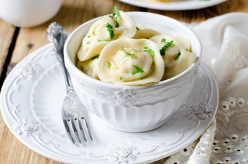 Dumplings with meat