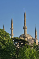 Fototapeta na wymiar Istanbul blue mosque