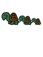 Süße niedliche kleine baby Schildkröten