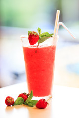 Strawberry cocktail
