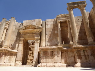 Ruinas romanas de la antigua Gerasa (Jerash), Jordania