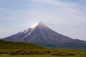 Fototapeta premium Volcano Kronotskay Sopka