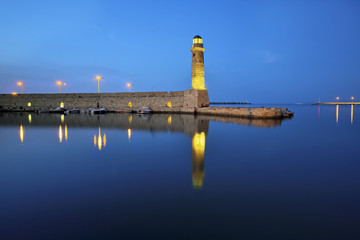 Grecja, Kreta, Rethymnon, stary port © janmiko