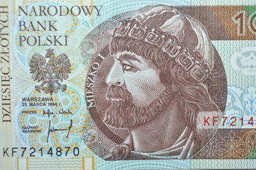 ten zloty polish banknote