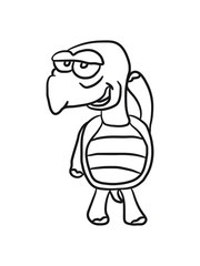 Lustiger Schildkröten Mann
