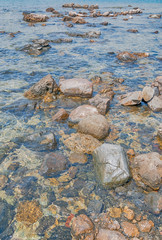 beautiful mediterranean sea in turkey