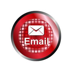 Mail Envelope icon button vector