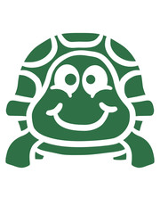 Lustige kleine süße niedliche Schildkröte