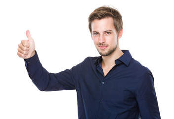 Fototapeta premium Man with thumb up