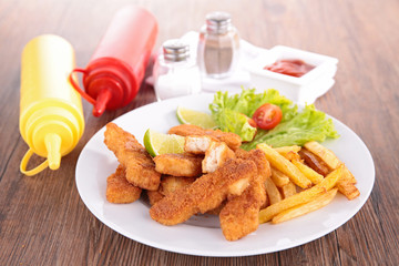 fried chicken nuggets