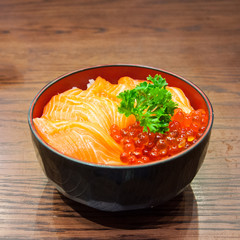 Salmon & Ikura Donburi