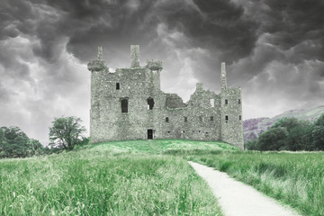 Fototapeta premium Ruins of an old castle