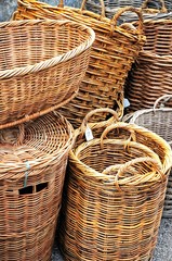 Traditional wicker baskets © Arena Photo UK
