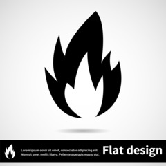 Icon flat design