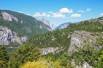 Half Dome seen from Yosemite NP entrance, California