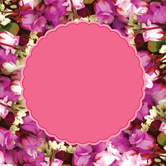 greeting and invitation with roses watercolor 