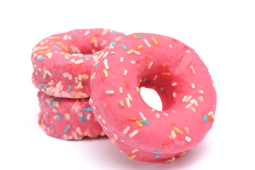 pink donuts