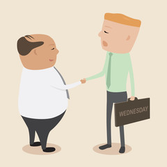 Hand in hand to a commercial alliance on Wednesday.