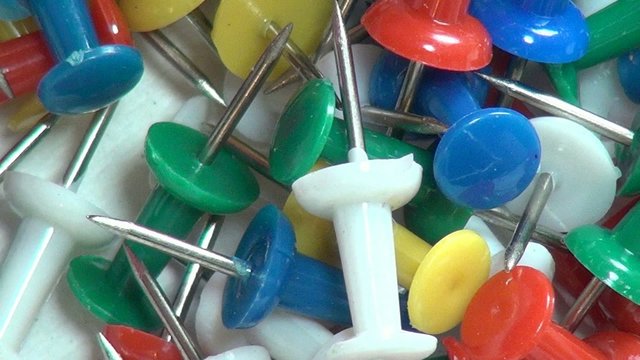 Thumb Tacks, Push Pins, Office Supplies