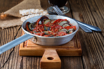 Ratatouille, stewed vegetable dish