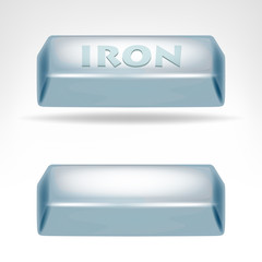iron bar 3D design isolated