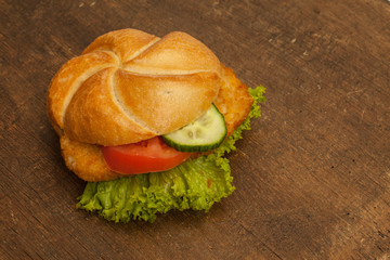 Schnitzelsemmel