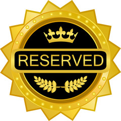 Reserved Gold Badge