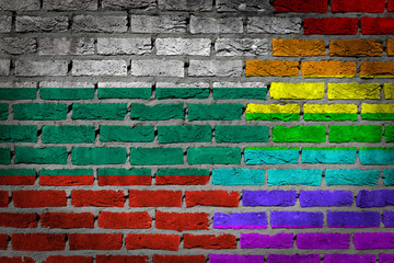 Dark brick wall - LGBT rights - Bulgaria