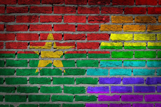 Dark brick wall - LGBT rights - Burkina Faso