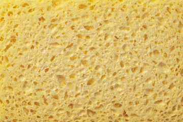 yellow pierced sponge texture background surface