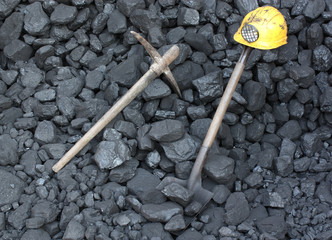 Mining coal