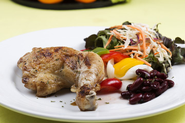 Grilled chicken steak
