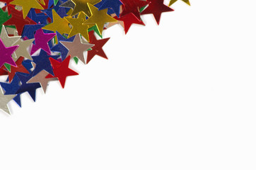 Colored stars background for your text on photo, and other.